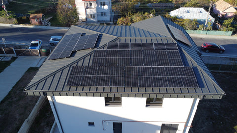 Casă din Moldova cu sistem fotovoltaic cu baterie