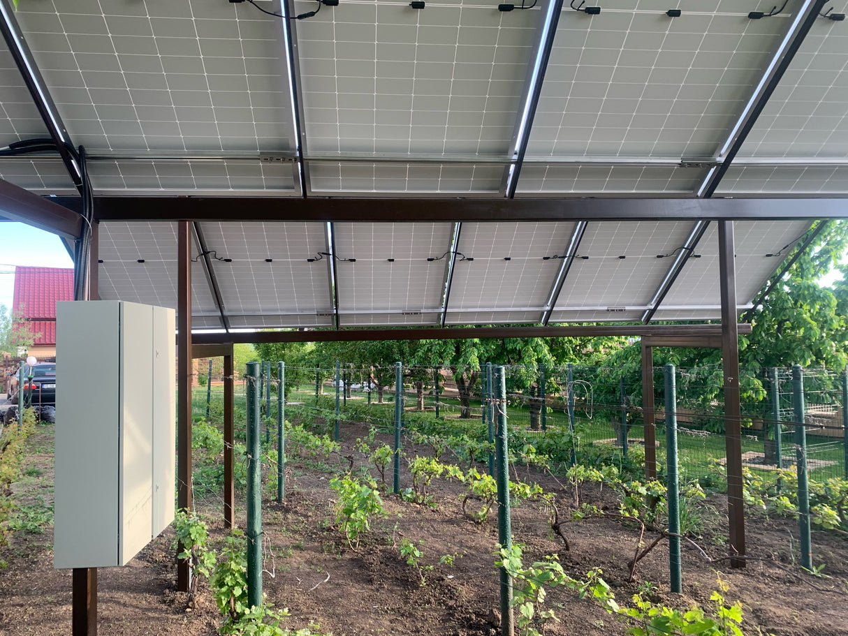 Sistem Fotovoltaic Monofazat 6.48Kw/h - Structura Inaltata - Valea Lupului, Iasi