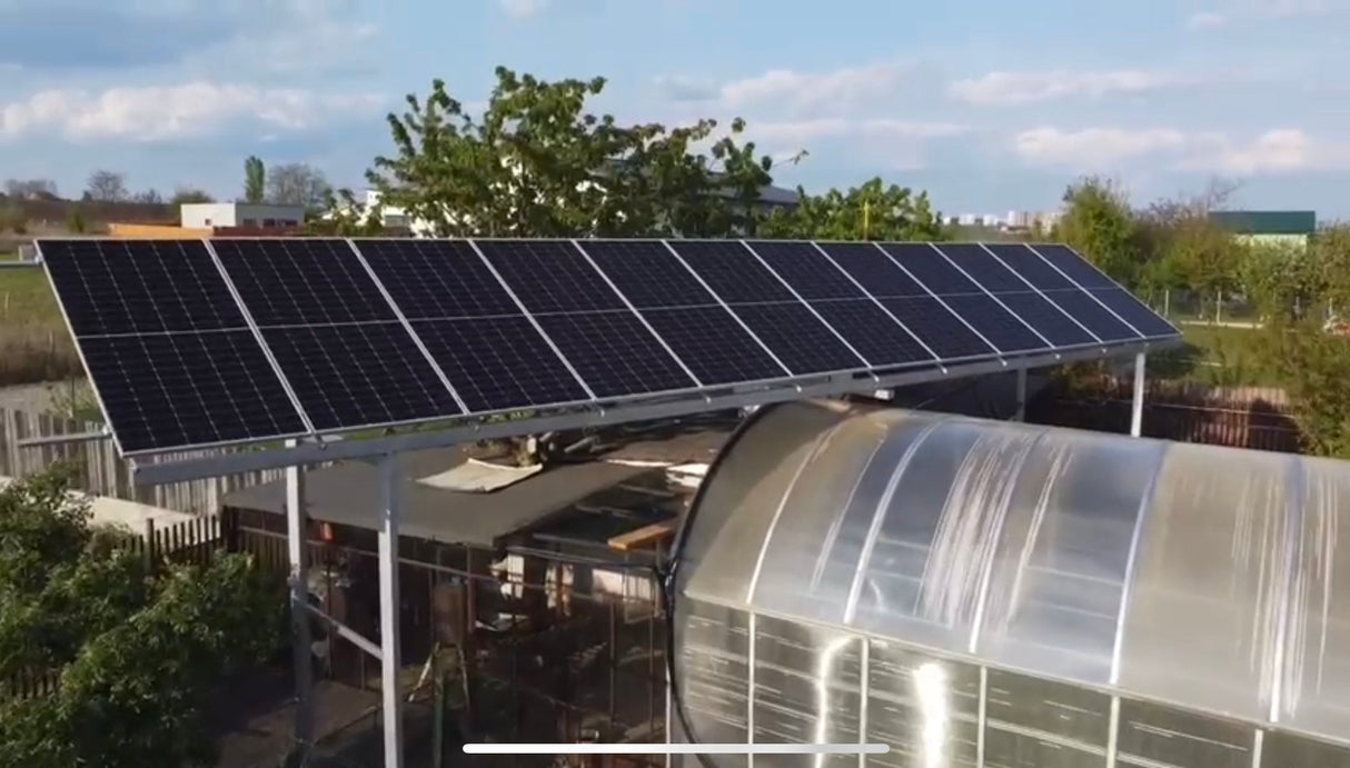 Sistem Fotovoltaic Monofazat 7.7Kw/h - Structura Inaltata - Valea Lupului, Iasi