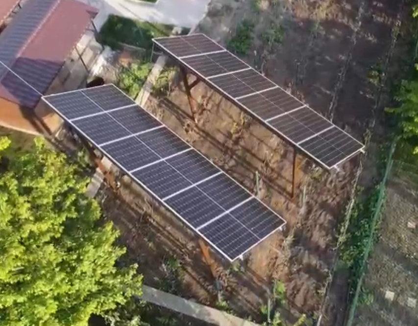 Sistem Fotovoltaic Monofazat 6.48Kw/h - Structura Inaltata - Valea Lupului, Iasi