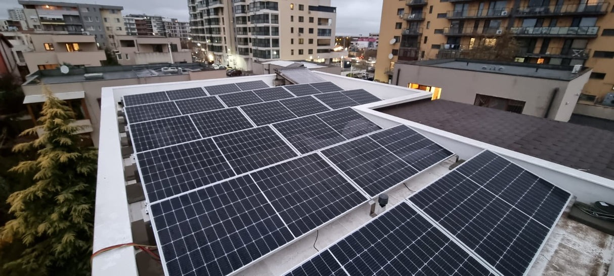 Sistem Fotovoltaic Monofazat 6.37Kw/h - Acoperis Terasa - Constanta