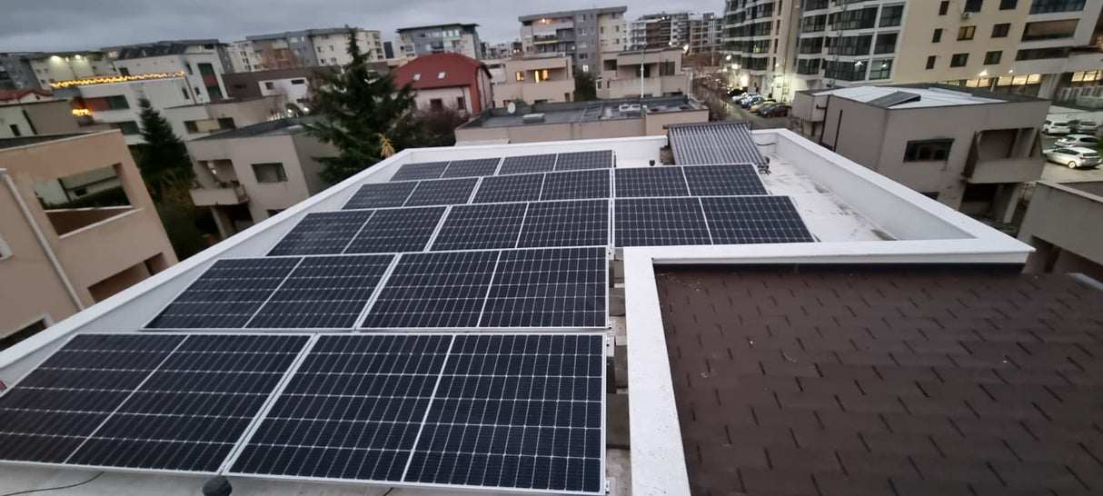Sistem Fotovoltaic Monofazat 6.37Kw/h - Acoperis Terasa - Constanta